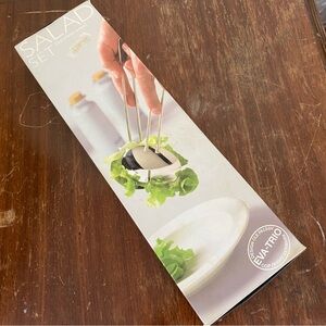 Danish Stainless Steel Salad Set EVA-TRIO Designed By Ole Palsy New In Box